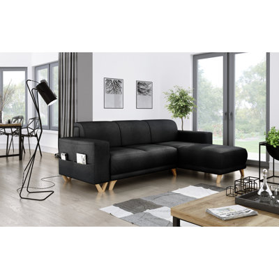 Isabelline Ecksofa Aster mit Bettfunktion | Wayfair.de